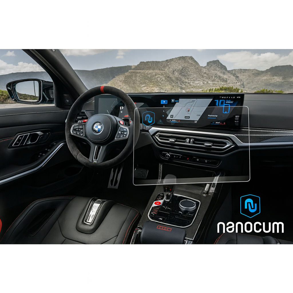 BMW M3 2024-2025 Gösterge Panel ve Bilgi Ekranı Uyumlu 9h Nano Ekran Koruyucu