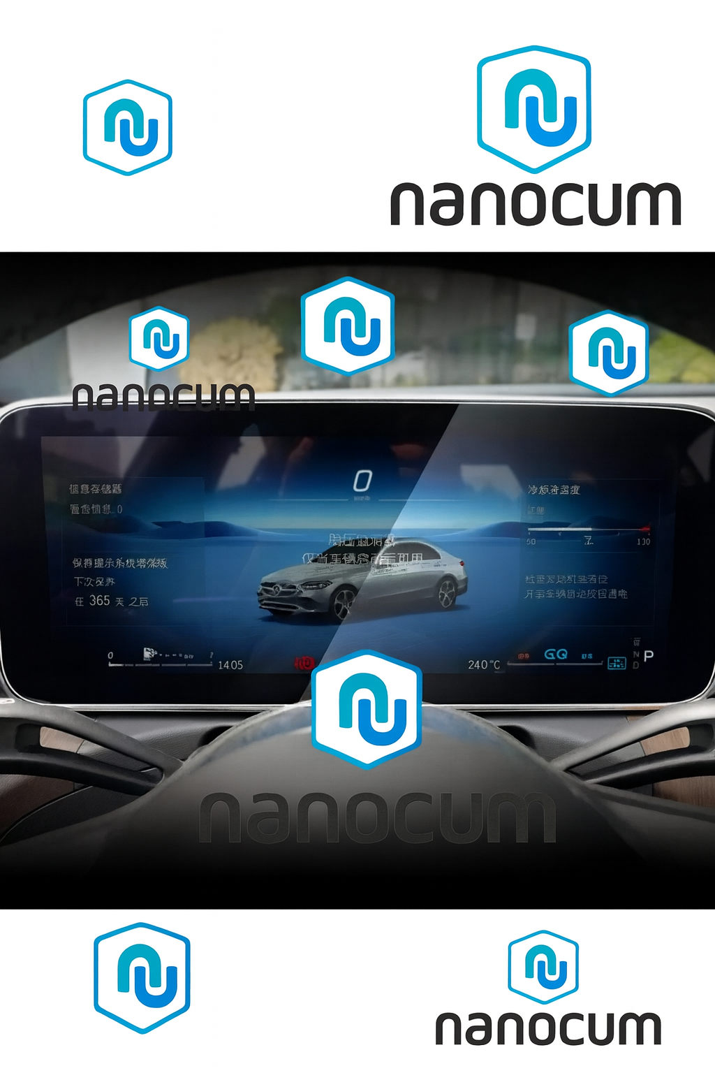 Mercedes S500 Dijital Gösterge Uyumlu 9h Nano Ekran koruyucu 2024