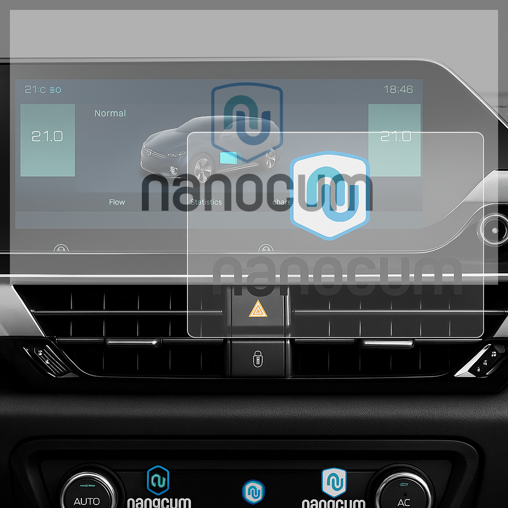 Citroen C5 Aircross 10'' Navigasyon Ekran Koruyucu Nano Makyajlı Kasa Nano Film