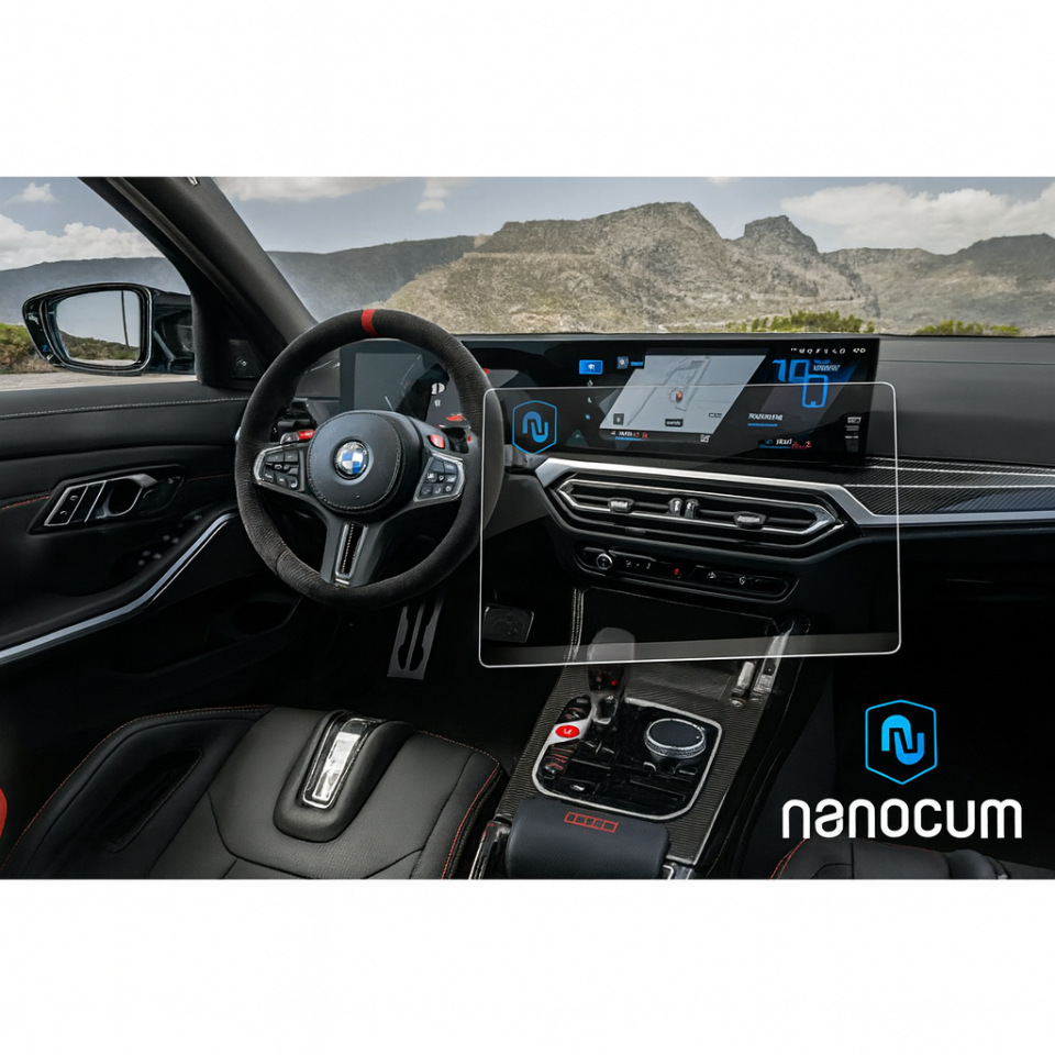 BMW M3 2024-2025 Gösterge Panel ve Bilgi Ekranı Uyumlu 9h Nano Ekran Koruyucu