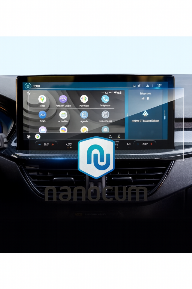Ford Focus 13.2 Inç Navigasyon Ekran Koruyucu Multimedya Nano Koruyucu Film 2023