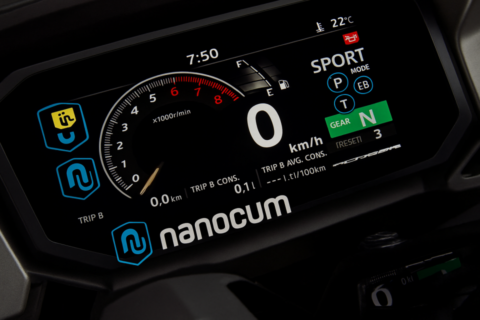 Bmw F 900 Xr 6.5 Inç Dijital Gösterge Uyumlu 9h Nano Ekran Koruyucu Film
