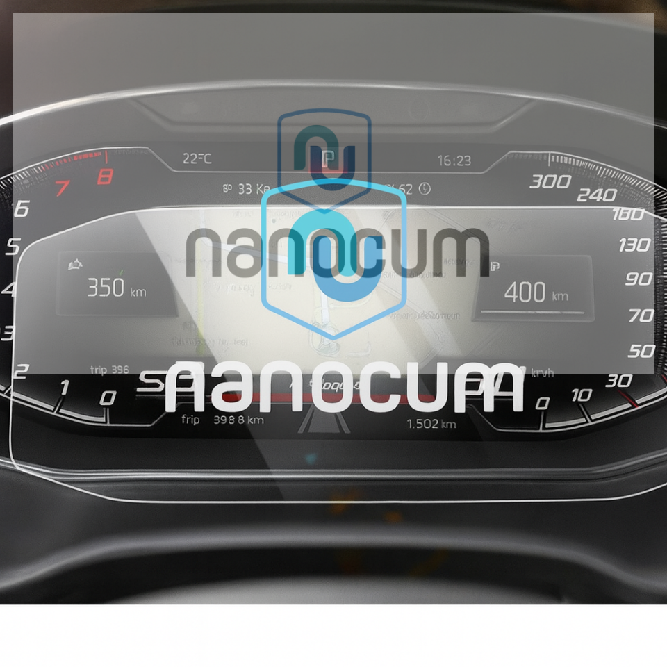Seat Ateca Dijital Gösterge Ekran Koruyucu Paneli Koruyucu Nano Film